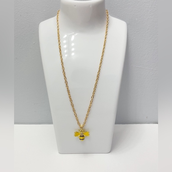 Yellow Bee Necklace and Earring Set 🐝💛 - Picture 4 of 4
